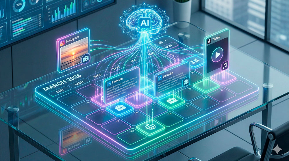 Marketing con IA: Cómo crear un calendario de contenidos para un mes en solo una hora