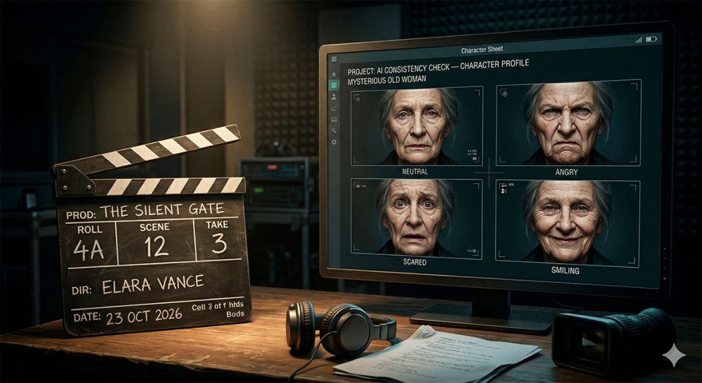 Consistencia Visual en el Cine Indie: Cómo mantener el mismo rostro de tu personaje en todas las escenas con IA