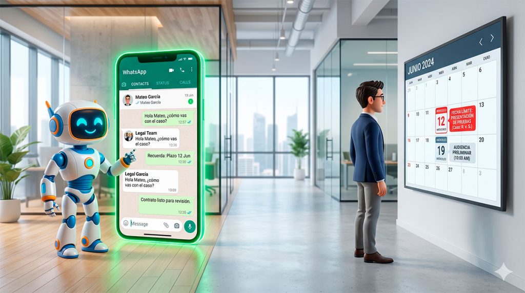 Chatbots en instituciones jurídicas: Diseño de flujos lógicos para atención vía WhatsApp