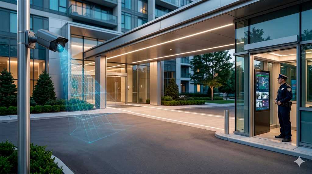 Seguridad en condominios: Integración de cámaras IP y reconocimiento facial comunitario