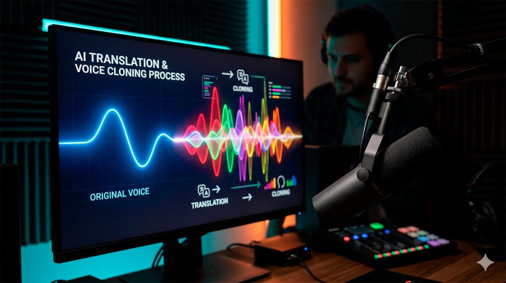 La nueva era del Podcasting: Clonación de voz y traducción automática para creadores